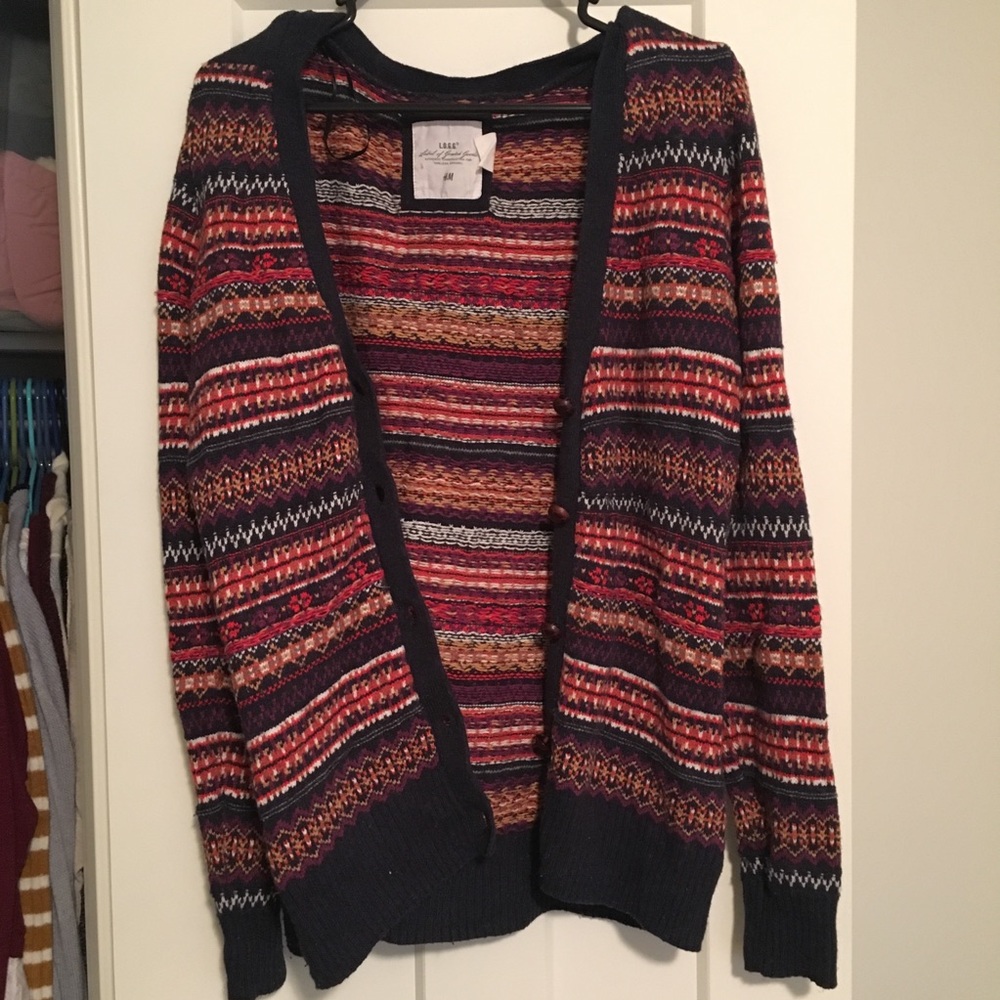 H&M elbow-padded cardigan